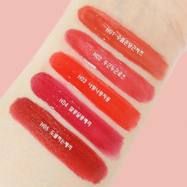 [HCM]Son kem lì Black Rouge Color Lock Heart Tint
