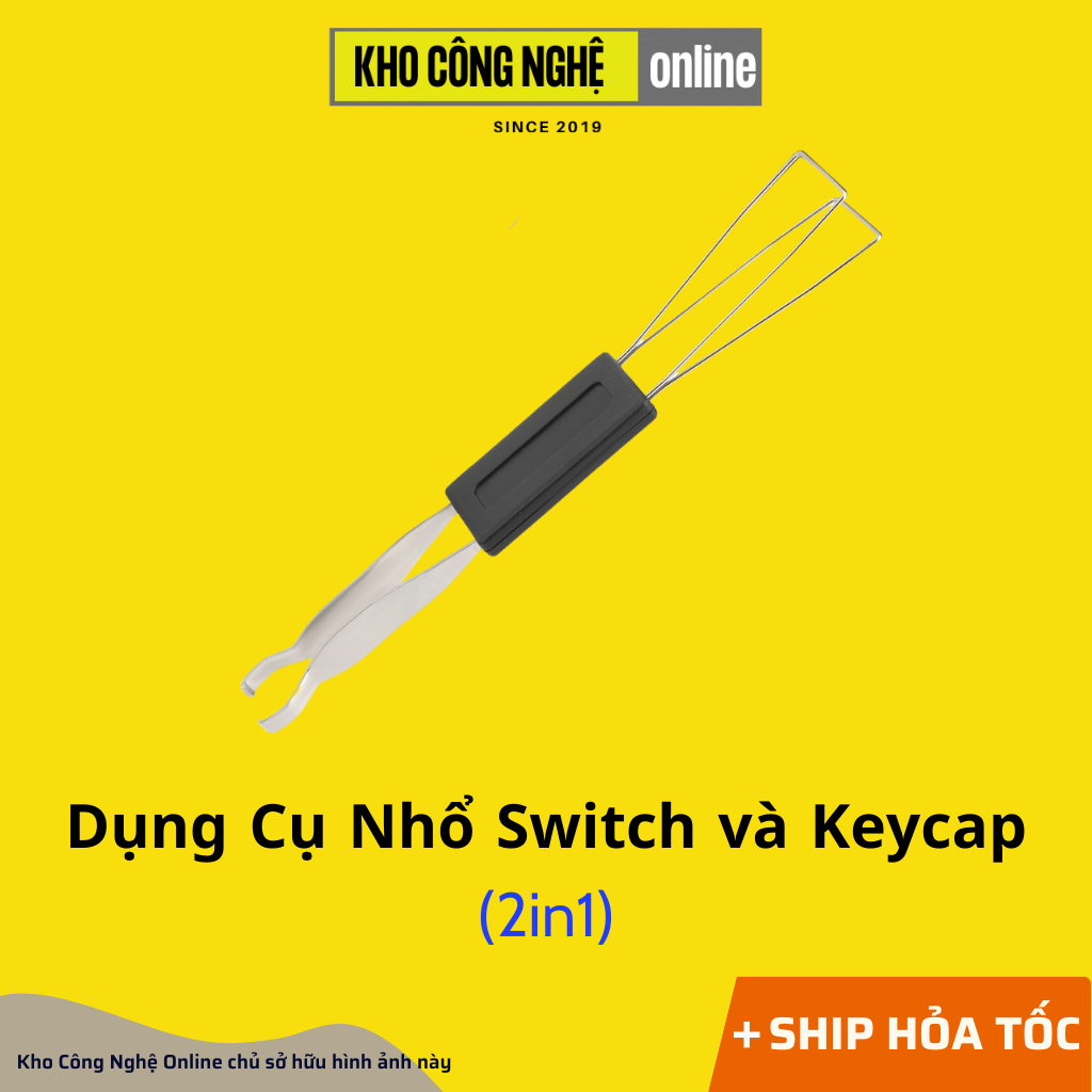 Dụng cụ nhổ switch, nhổ keycap dùng cho bàn phím cơ - Switch Puller và Keycap Puller