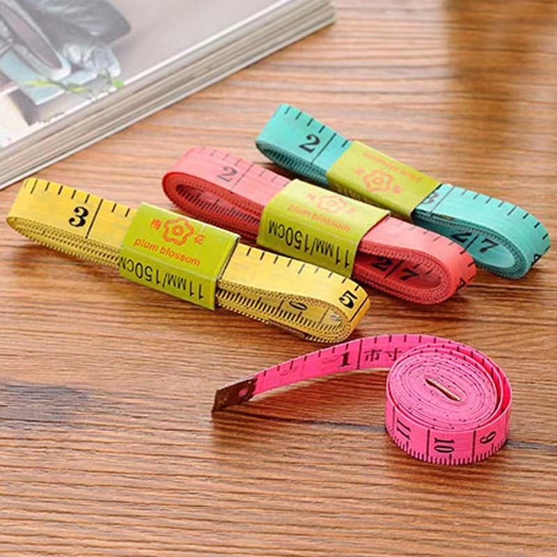 Sewing string ruler, measuring three loops