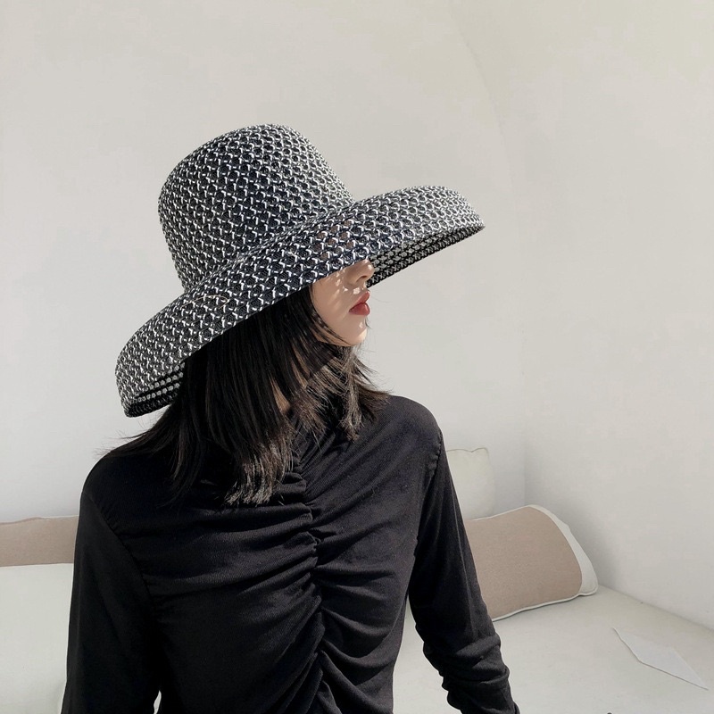 Mũ cói ( Nón cói) lồng đèn lưới sang chảnh ( SH9)