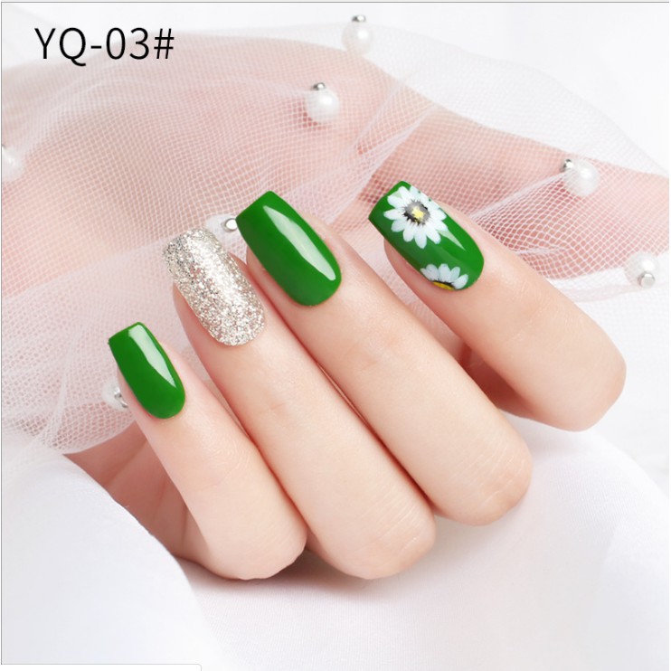 Sơn Gel AS| Mã YQ | Màu Xanh Lá