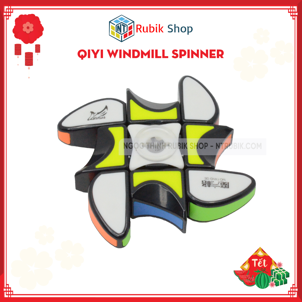 [Hoàn tiền 10%][Rubik Biến Thể] Rubik QiYi Windmill spinner đồ chơi giải trí