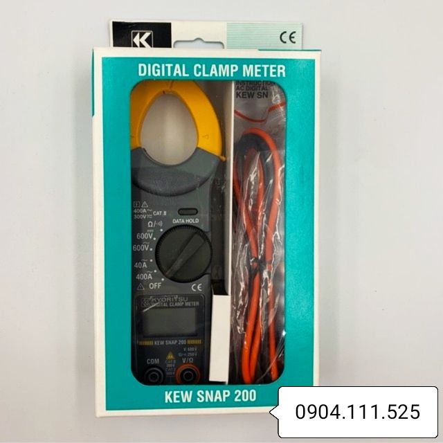 [Hcm]Kyoritsu Kn-200 Ac Current Clamp Meter (400A)
