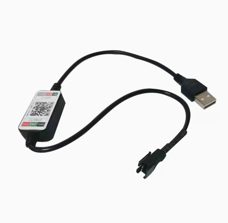 Bộ điều khiển dây đèn Led WS2811, WS2812B dùng App qua Bluetooth