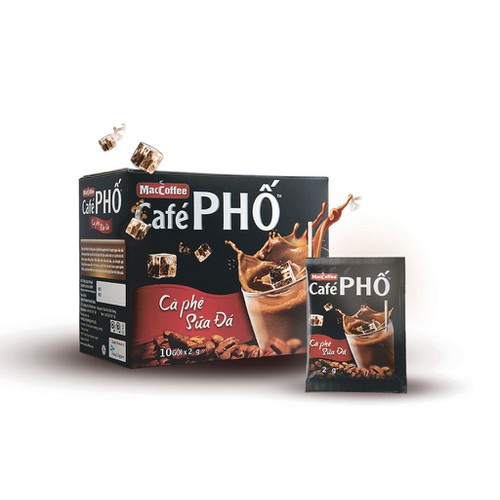 Cà Phê Sữa Café Phố Hộp 10 gói x 24g