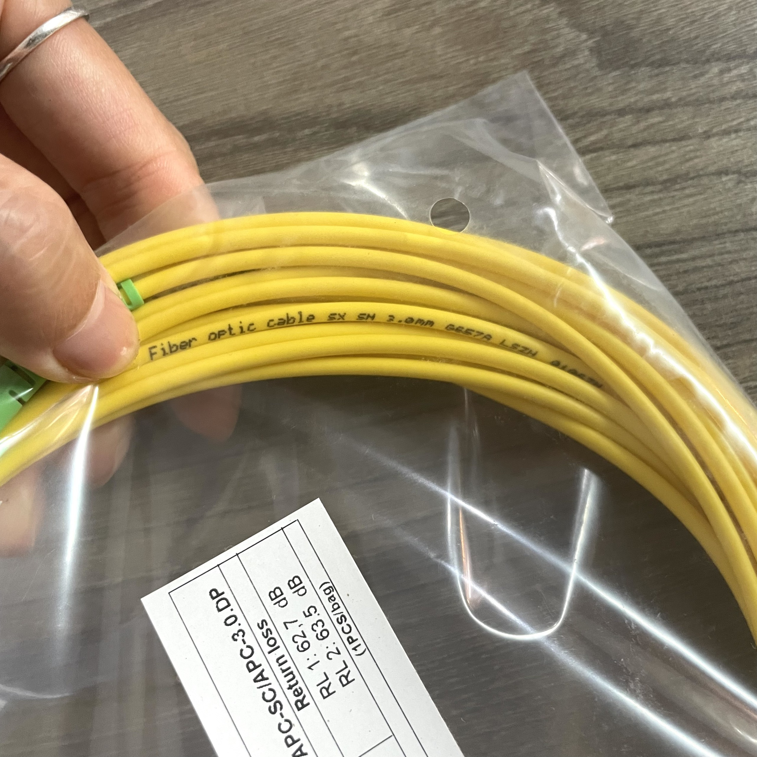 Dây nhảy quang SC/APC - SC/APC 10m