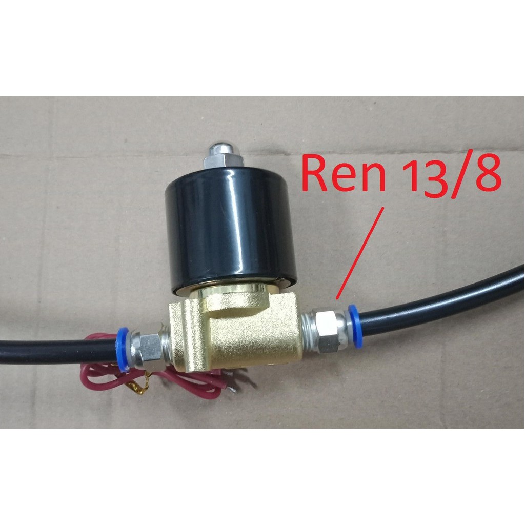 Van điện từ nước phi 13, phi 21, phi 27 - van nước điều khiển bằng điện [LOẠI TỐT Thân đồng dây đồng]