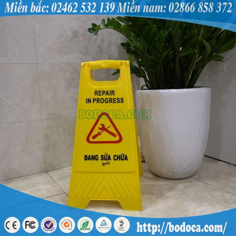 [HCM]Biển cảnh báo đang sửa chữa Bodoca