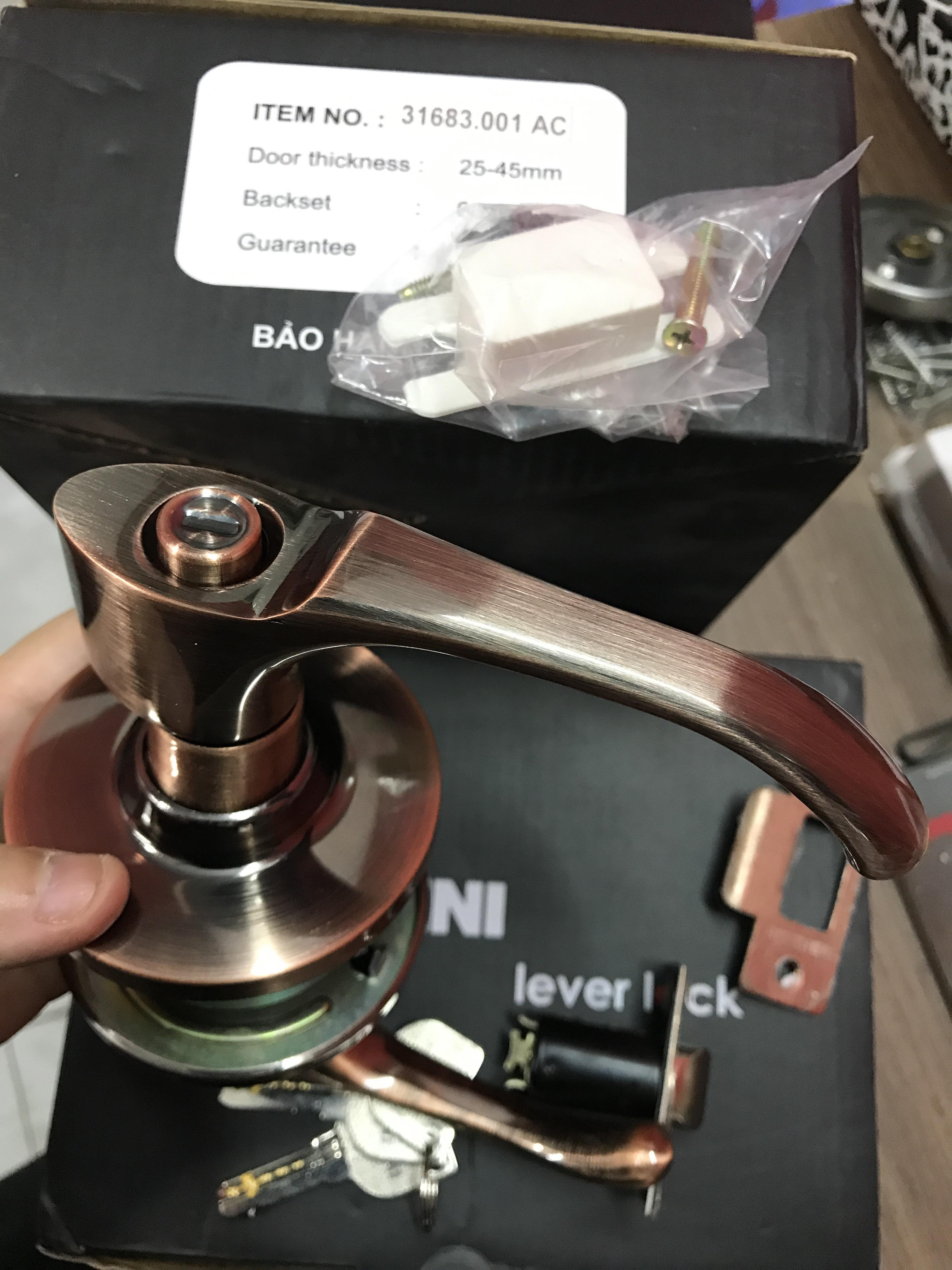 [HCM]Khóa tròn gạt VICKINI 31683.001 AC (Màu Nâu)
