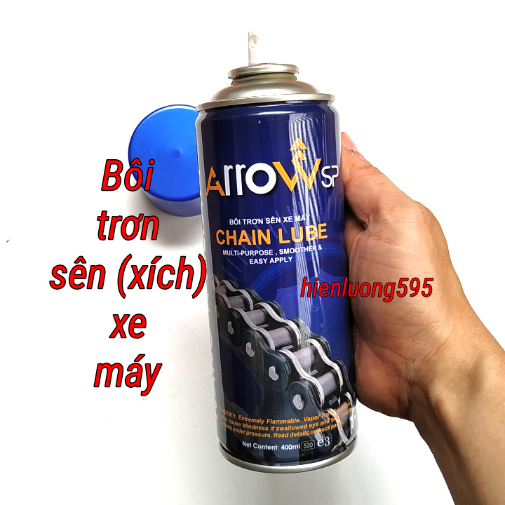 Dung dịch xịt Rửa, Bôi trơn sên (xích) xe máy