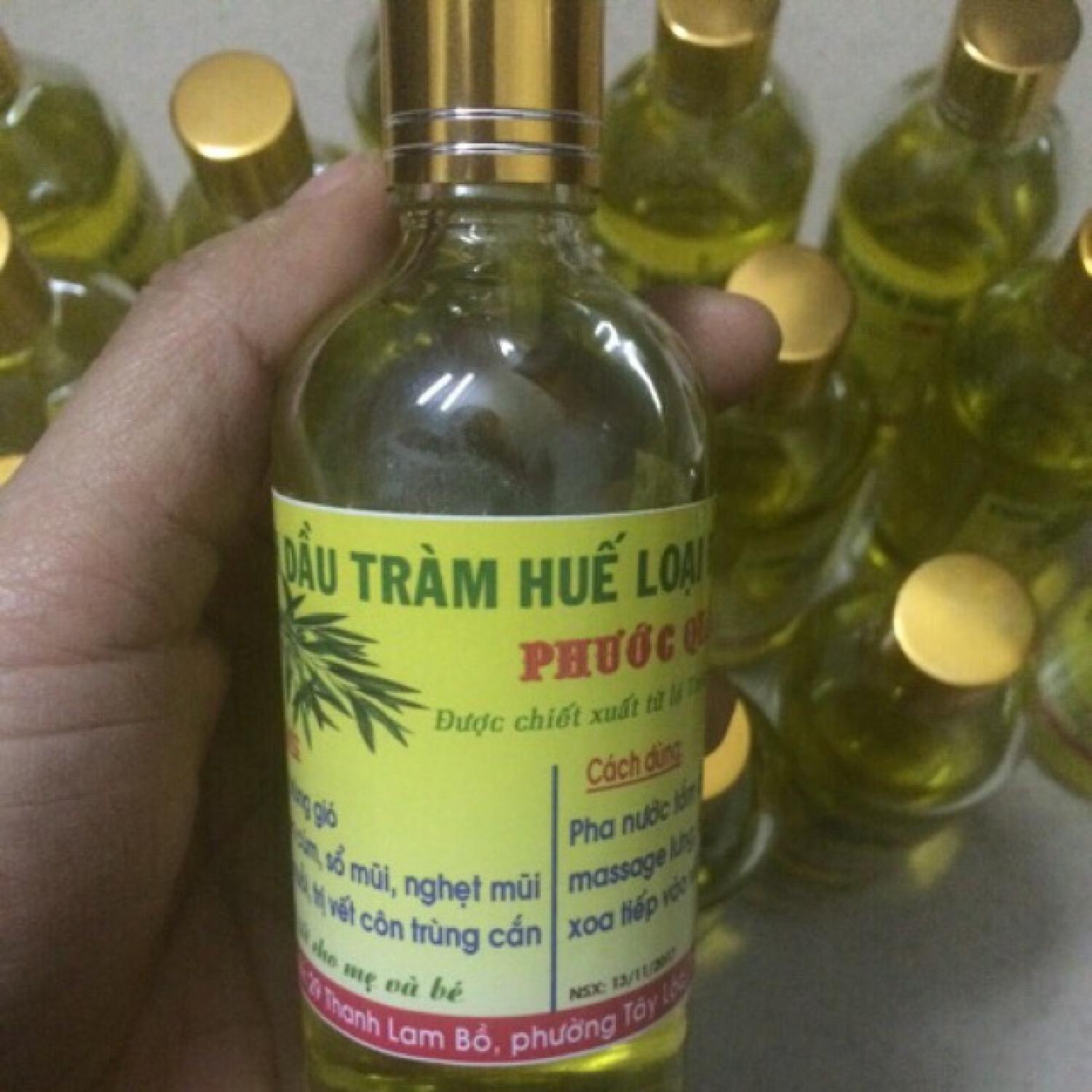 Tinh Dầu Tràm Huế chai tròn 100ml