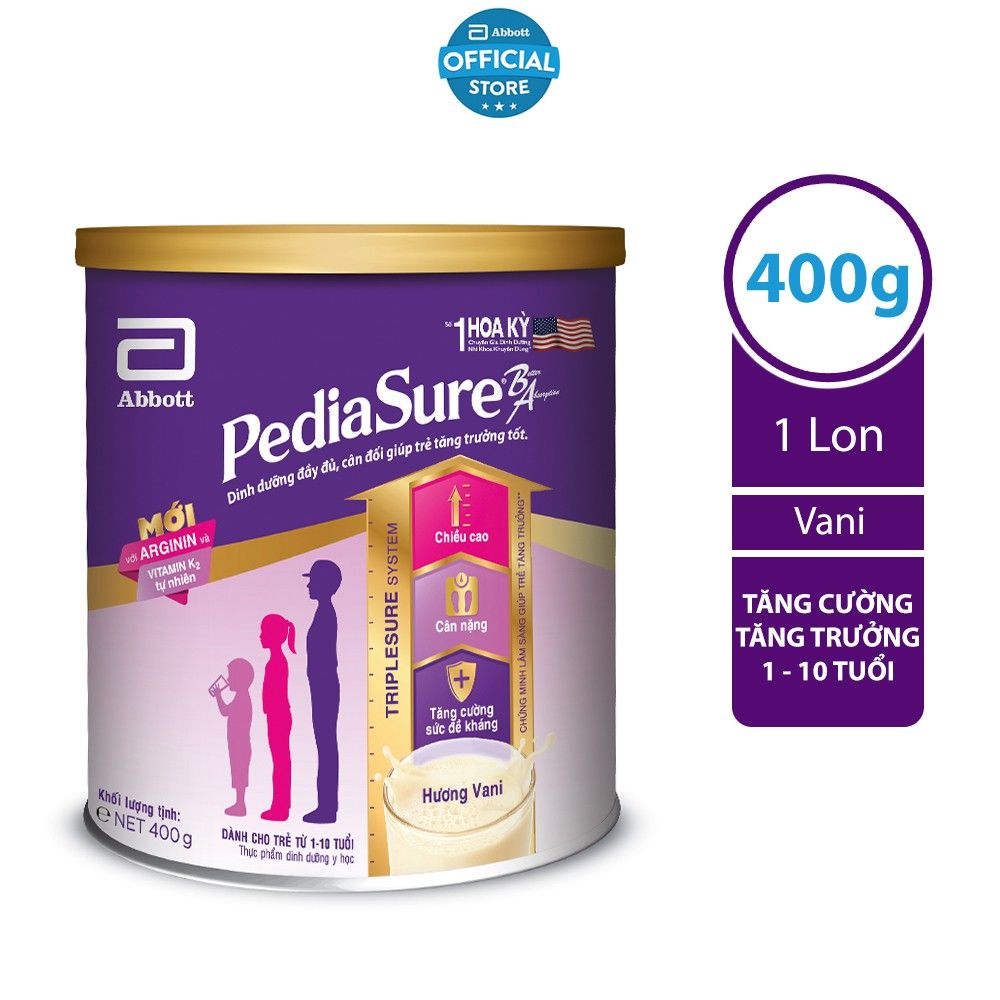 Sữa bột Pediasure 400g (Date mới)