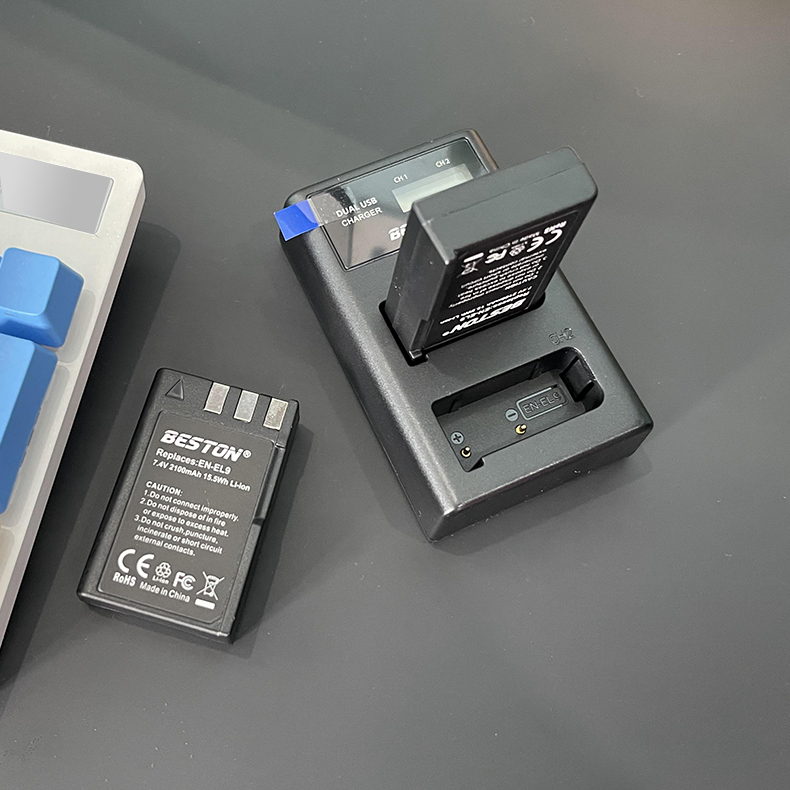 Pin Nikon EN-EL9 2100mAh Beston dùng cho máy ảnh Nikon D40 D40x D60 D3000 D5000 EN-EL9A (Hàng chính hãng)