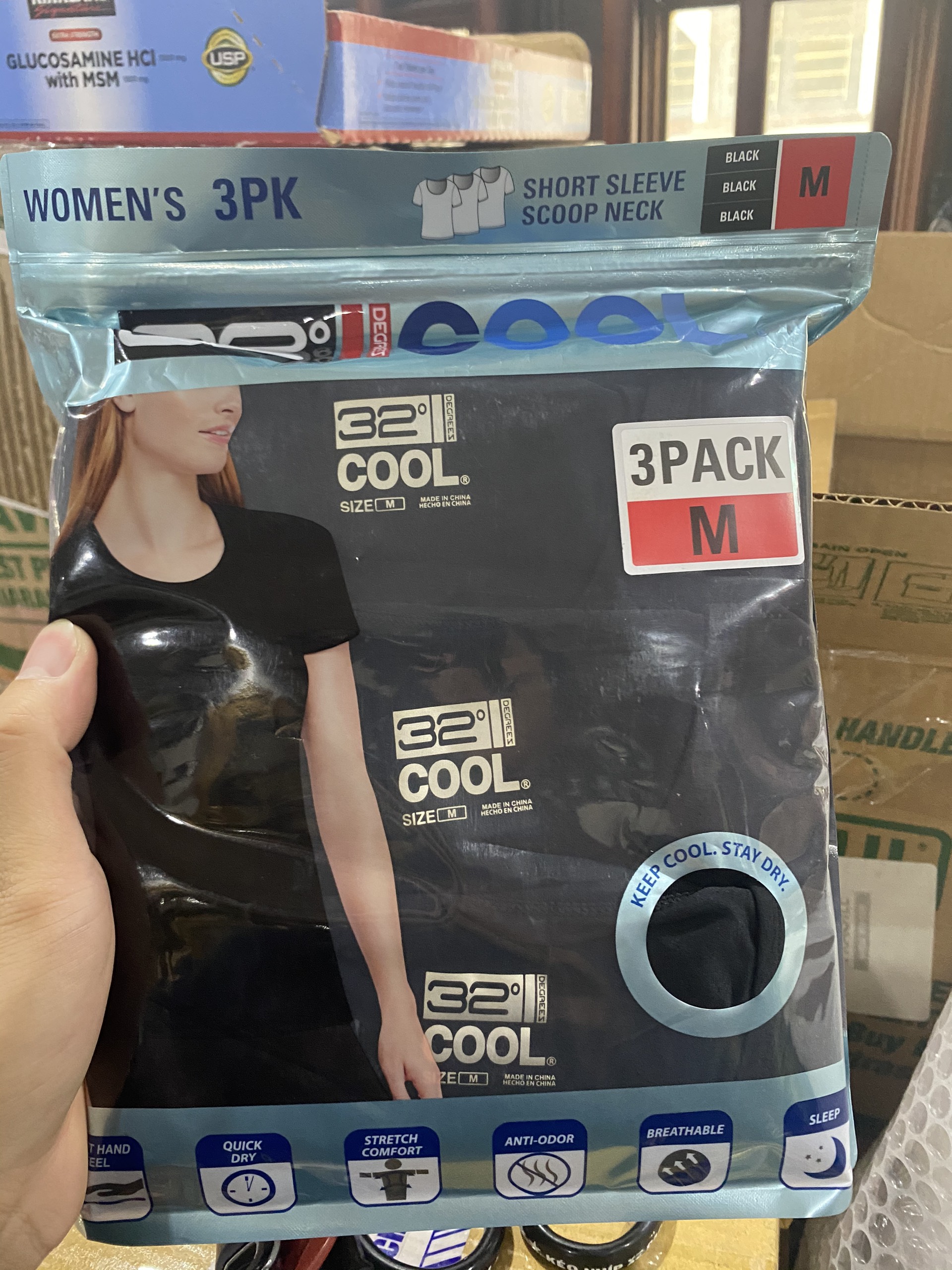[HCM] SET 3 ÁO 32*Degrees COOL (săn sale Costco Mỹ) nữ