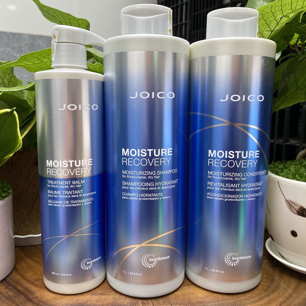 [JOICO-CHÍNH HÃNG] BỘ DẦU GỘI - XẢ - HẤP DƯỠNG ẨM RONG BIỂN JOICO MOISTURE (LỚN) NEW 2020