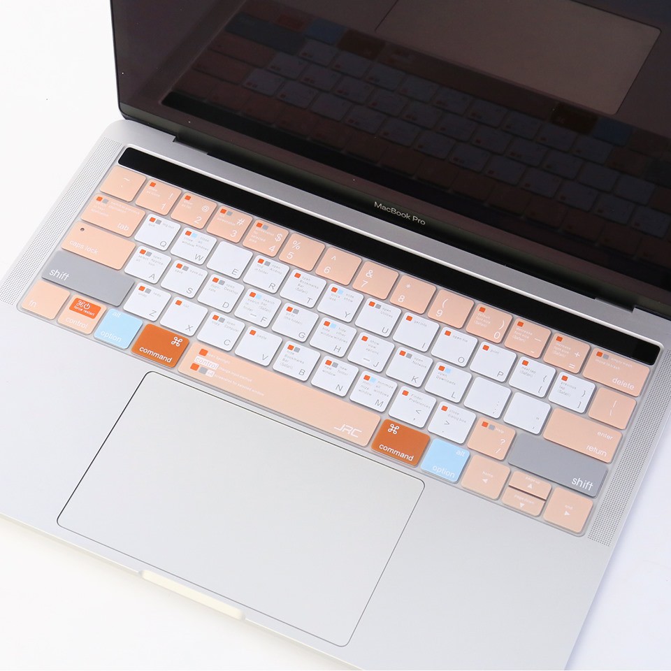Phủ phím JRC Shortcut cho Macbook chính hãng tông màu cam