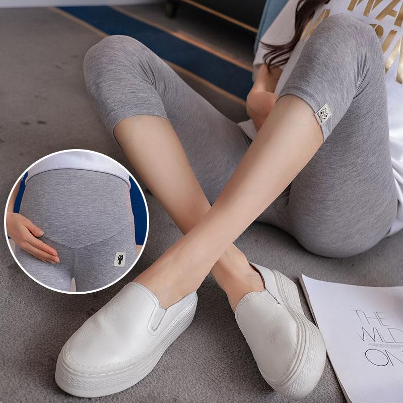 Quần legging nữ lửng thời trang thon gọn dành cho bà bầu