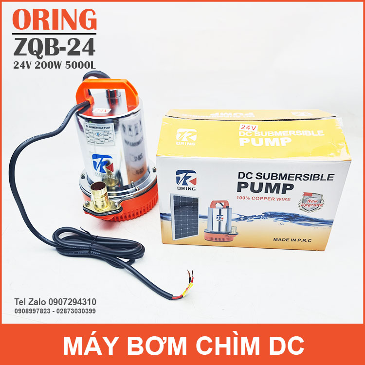 Máy bơm chìm DC 24V 200W ORING