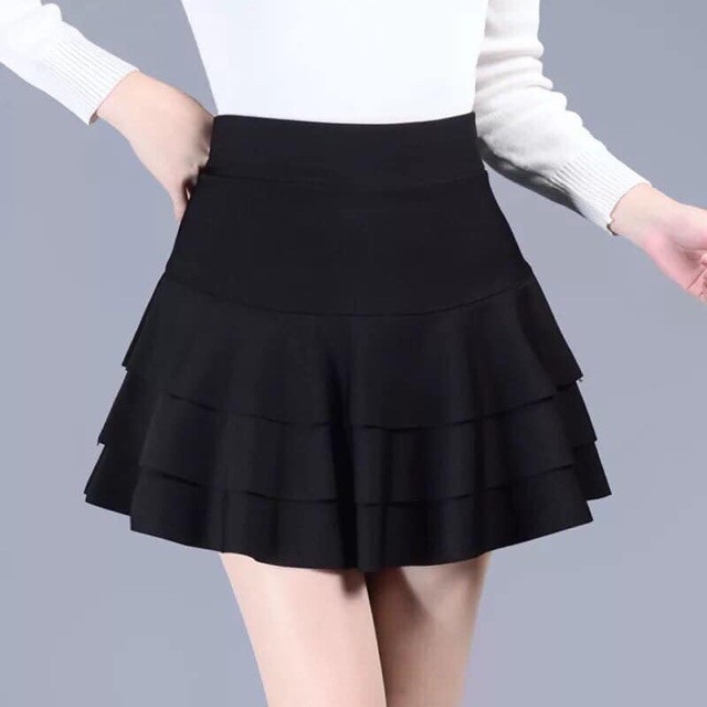 Chân váy xoè 3 tầng kèm quần kiểu dáng ngắn đẹp hot