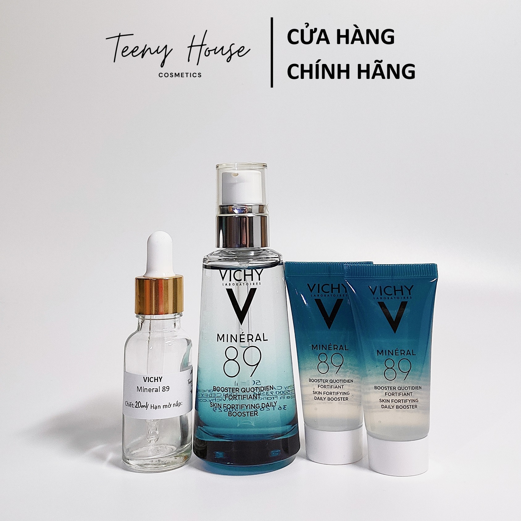 [Chiết-Minisize] Serum cấp nước, phục hồi da Vichy Mineral 89