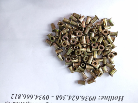Combo 100c ốc tán rút M3 thép mạ