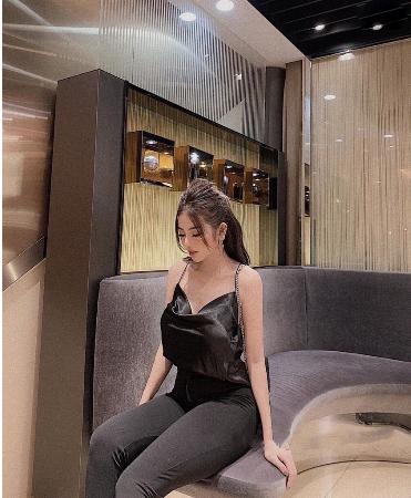 Áo 2 dây bigsize cổ đổ cực hot - 7 màu Đen Trắng Nude Đỏ Hồng Vàng Xanh - Size L XL XXL