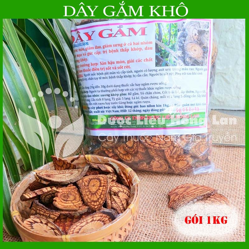Dây gắm khô đóng gói 1kg - công ty tnhh dược liệu hồng lan