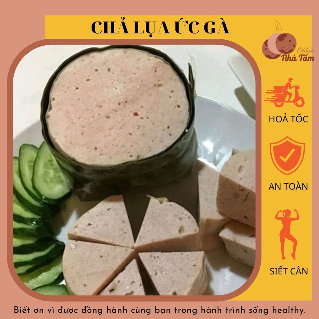 [TOÀN QUỐC] CHẢ LỤA ỨC GÀ EATCLEAN 500GR