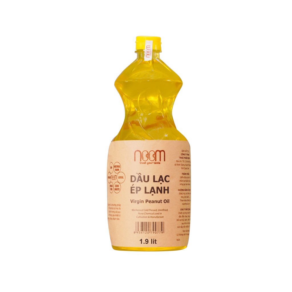 DẦU LẠC ÉP LẠNH NOOM, chai 1.9L