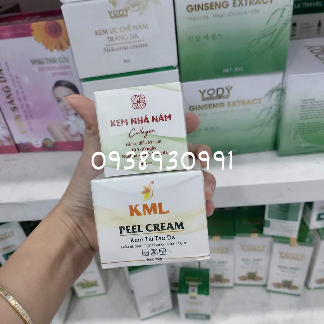 Kem peel da Tái Tạo Da KML, tặng kèm kem nhã nám kích bong nhanh