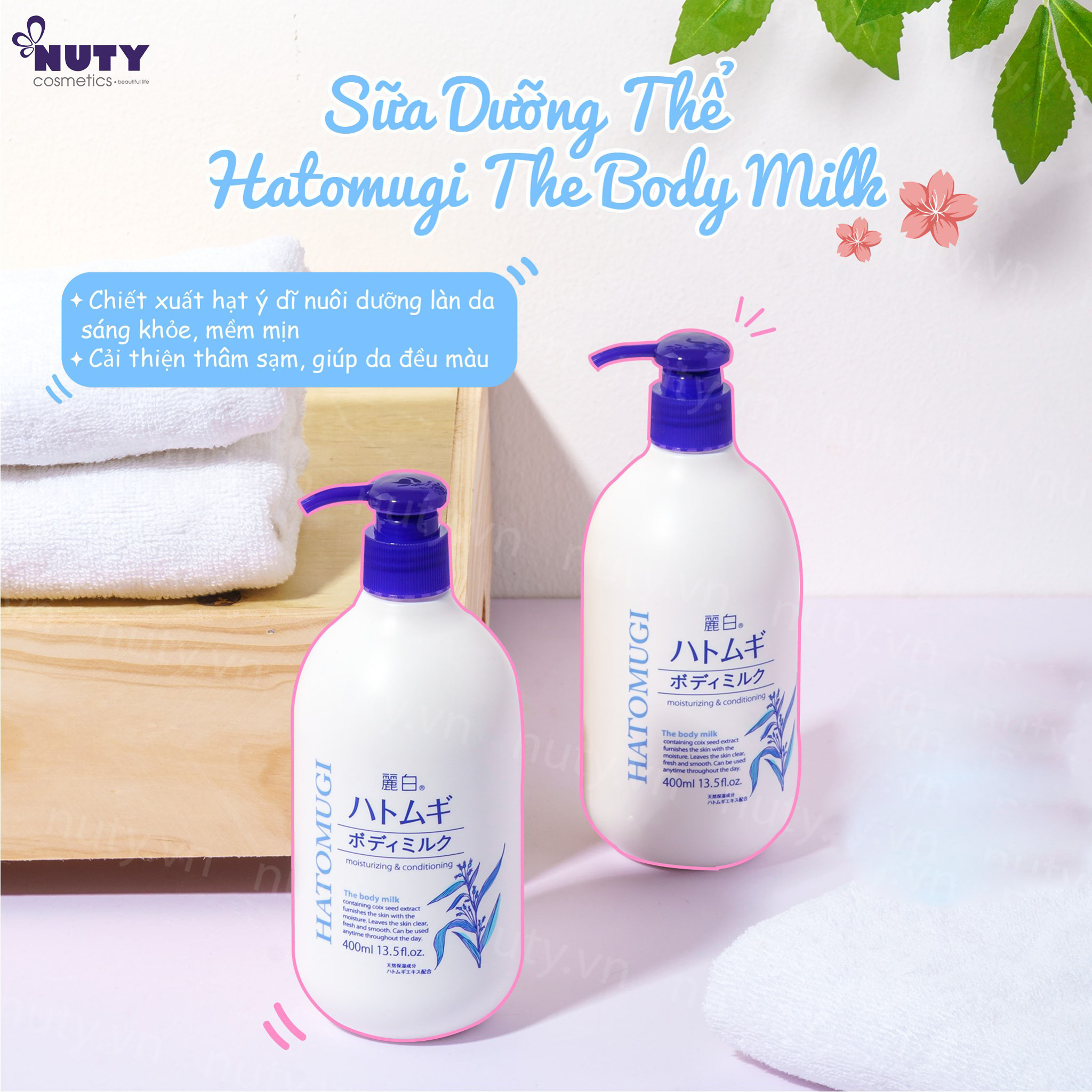 Sữa Dưỡng Thể Hatomugi
