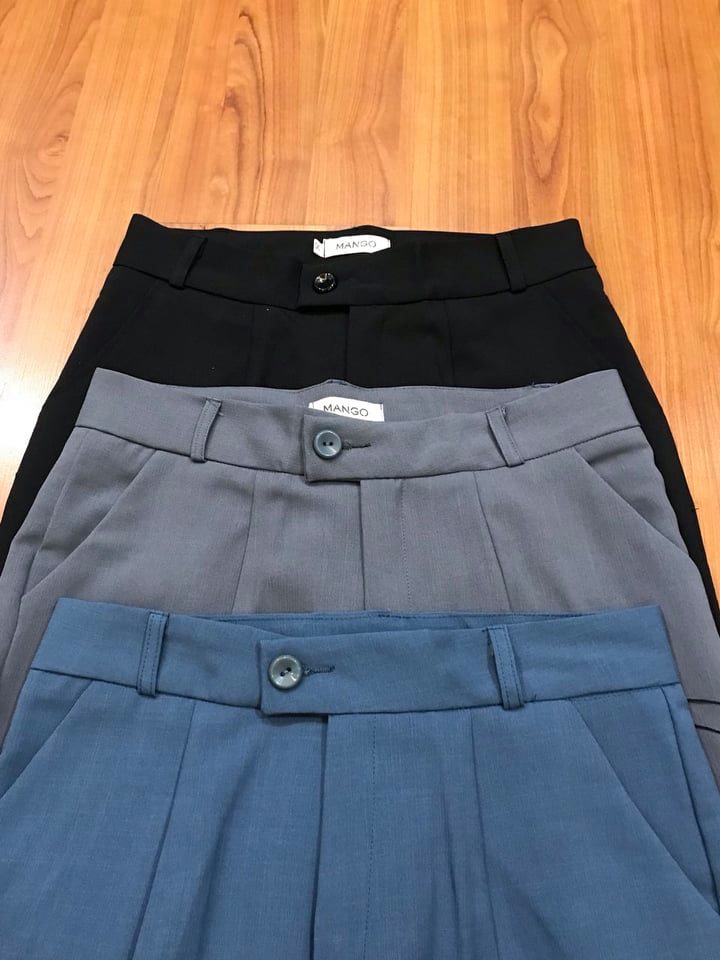 [HCM]Baggy Mango fom đẹp màu XANH