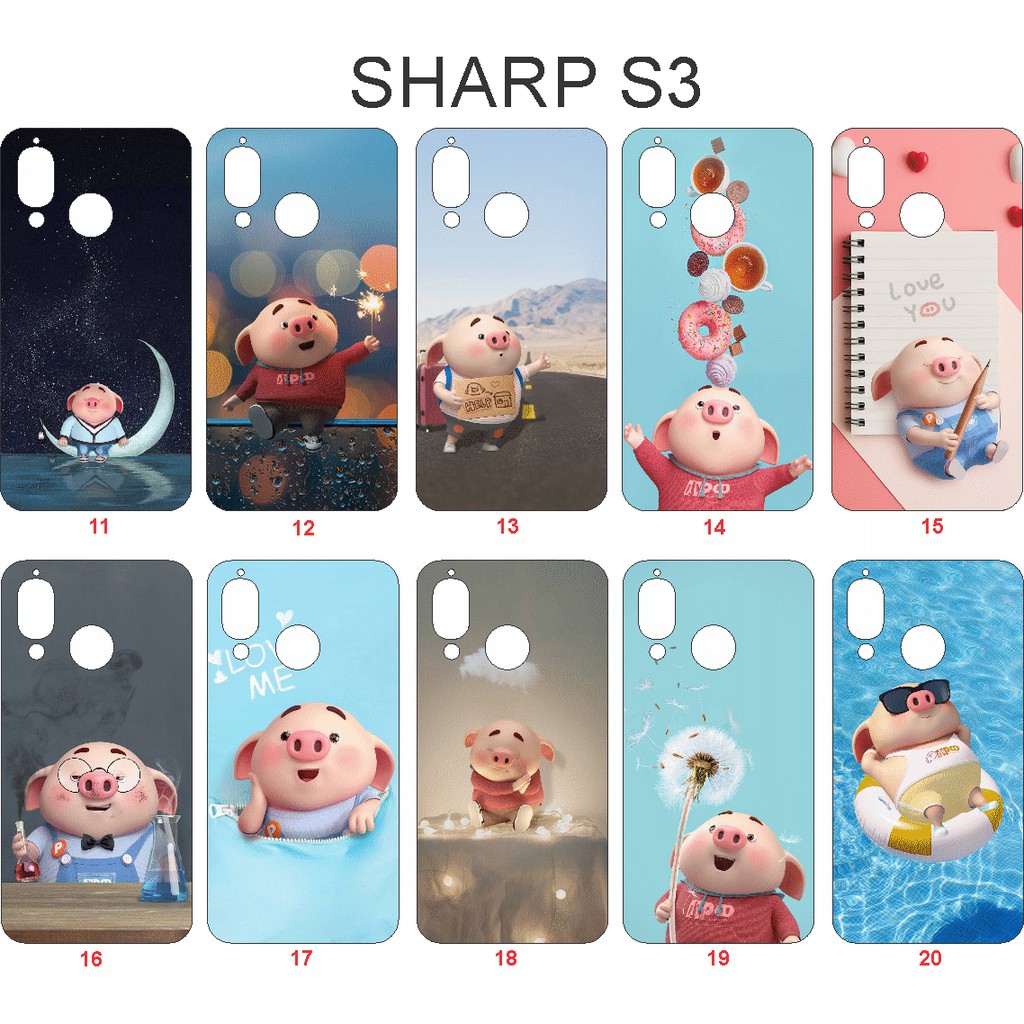 Ốp lưng Sharp Aquos S3 / S3 mini hình dễ thương (P2)
