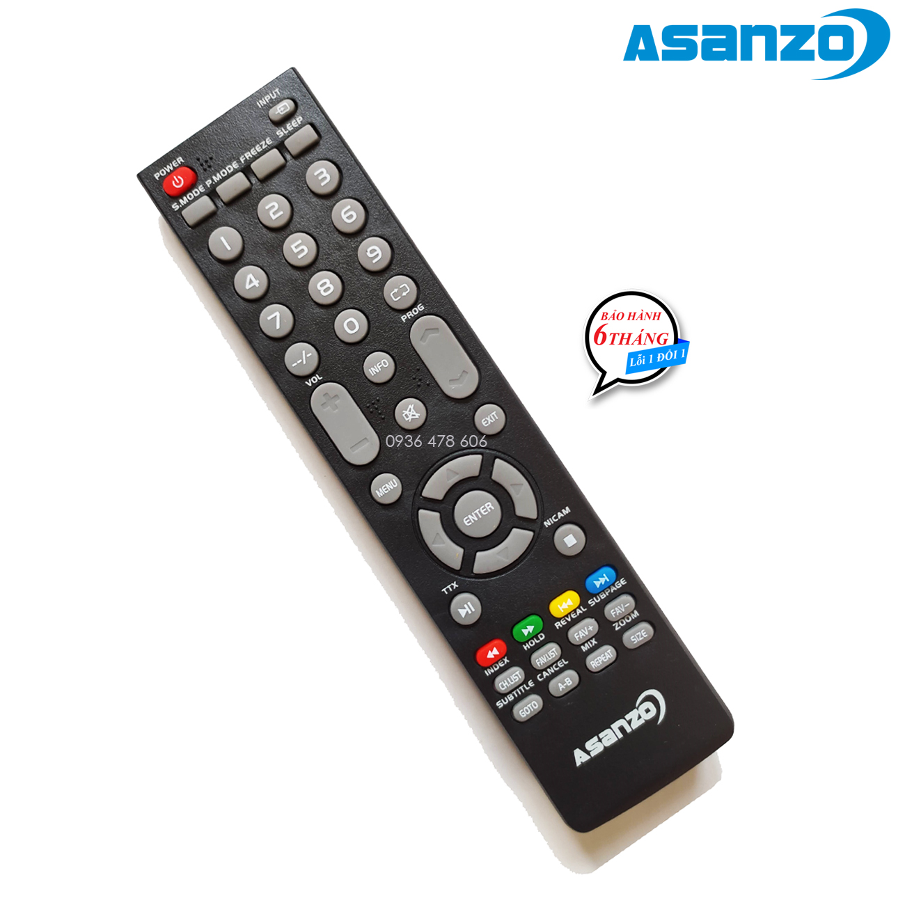 Bảng giá Remote điều khiển tv Asanzo LED mẫu 2 - Tivi ...
