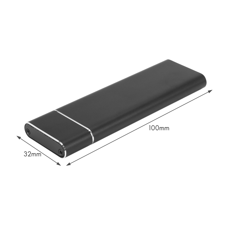 USB 3.1 to M.2 NGFF SSD Mobile Hard Disk Box Adapter Card External Enclosure Case for m2 SATA SSD USB 3.1 2230/2242/2260/2280