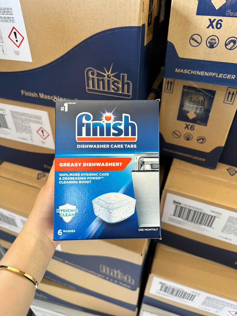 Viên Vệ Sinh Máy Rửa Bát Finish