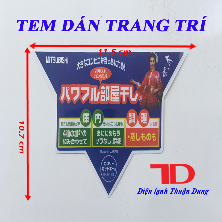 TEM DÁN TRANG TRÍ NHỎ HÀNG NỘI ĐỊA NHẬT