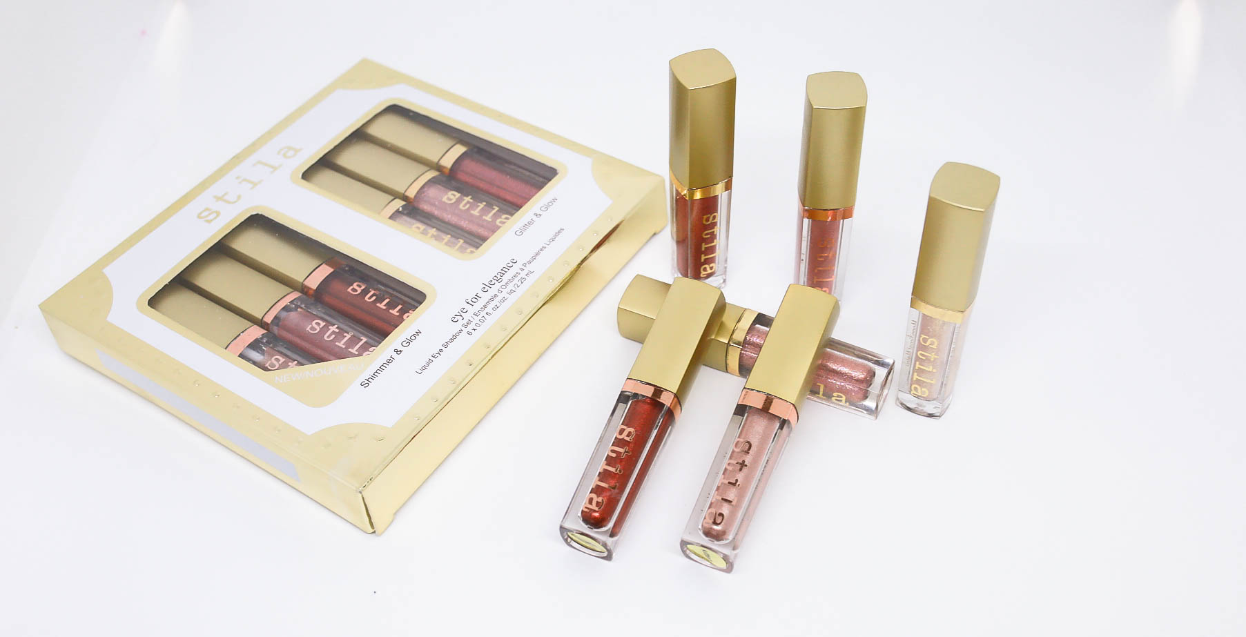 [HCM]SET 6 NHŨ MẮT KIM TUYẾN stila