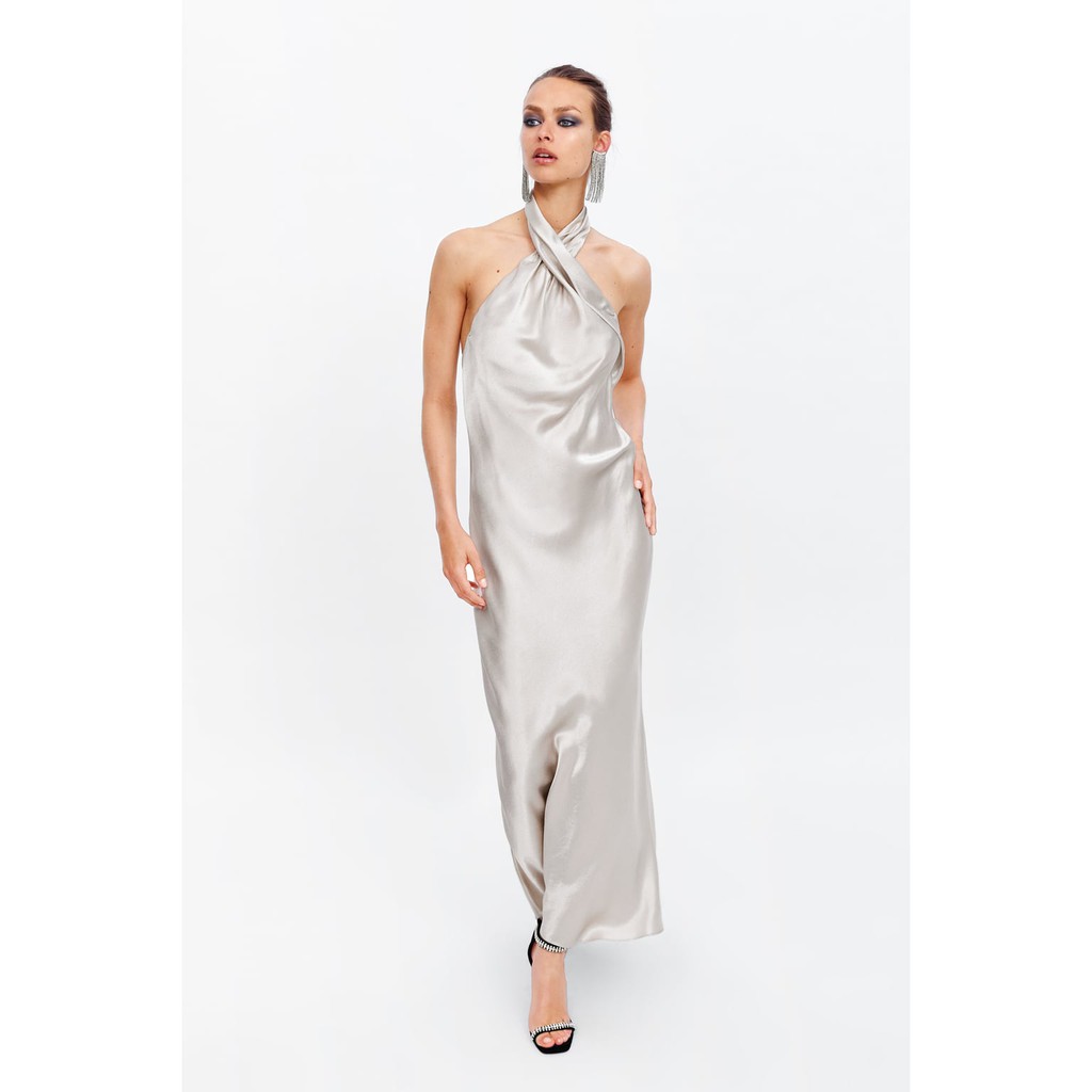 Váy ZARA LIMITED EDITION HALTERNECK Size M