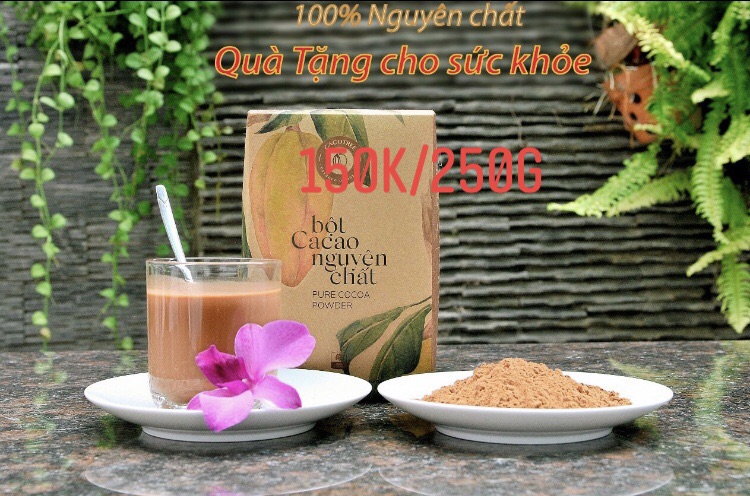 Bột cacao nguyên chất 100% (gói 100g)