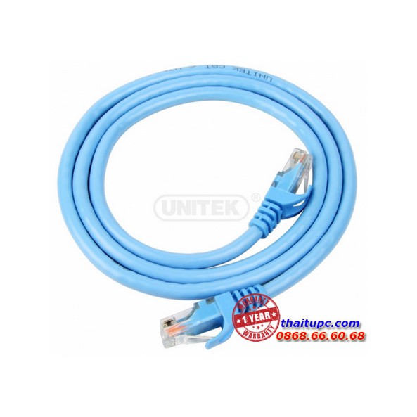 CÁP UTP CAT 6 - 2M UNITEK (Y-C 810ABL)