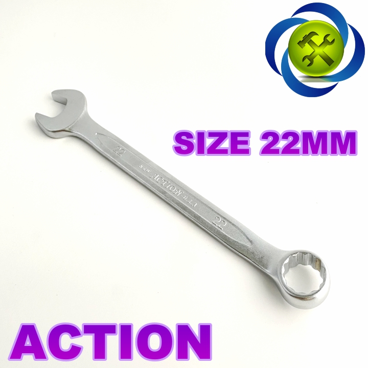 Cờ lê vòng miệng 22mm action xi mờ action-22