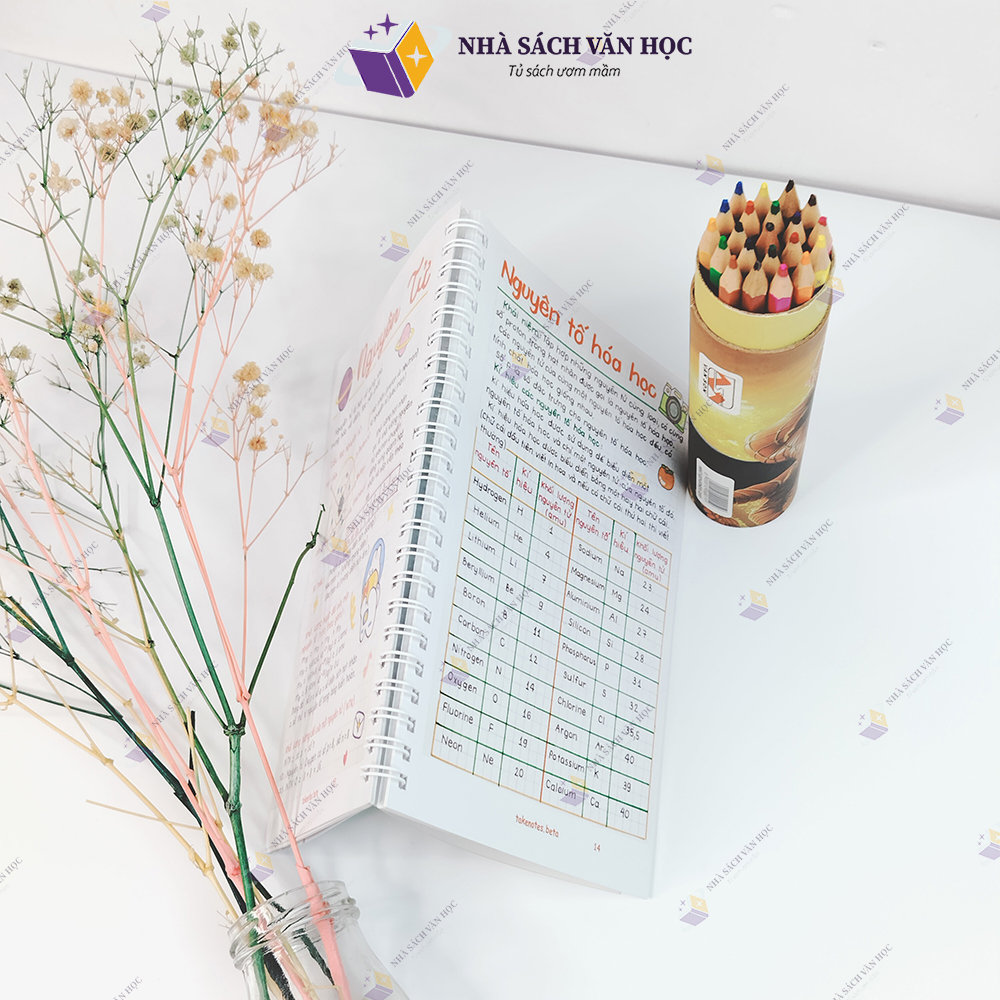 Sách - Sổ Tay Takenote Hóa THCS - Khổ Giấy A5