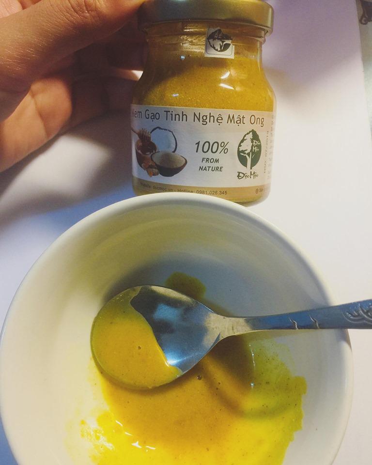 Kem Gạo Tinh Nghệ Mật Ong