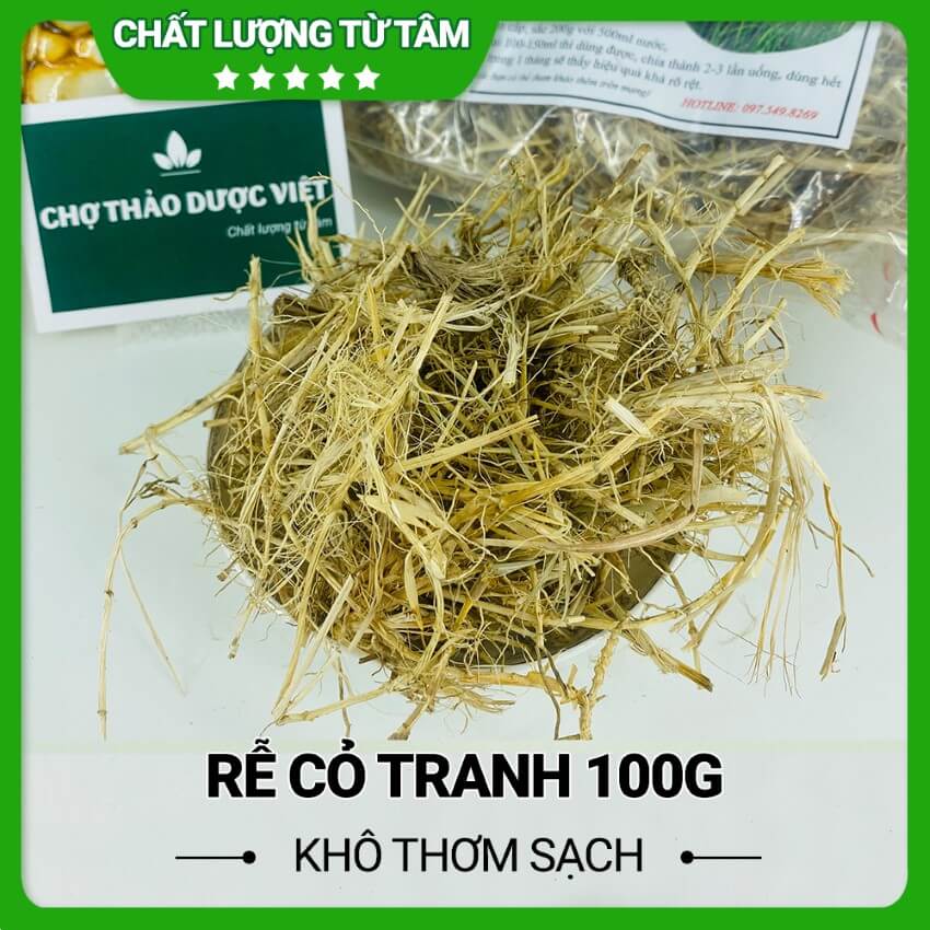 Rễ Tranh Khô Sạch Lợi Tiểu 100g