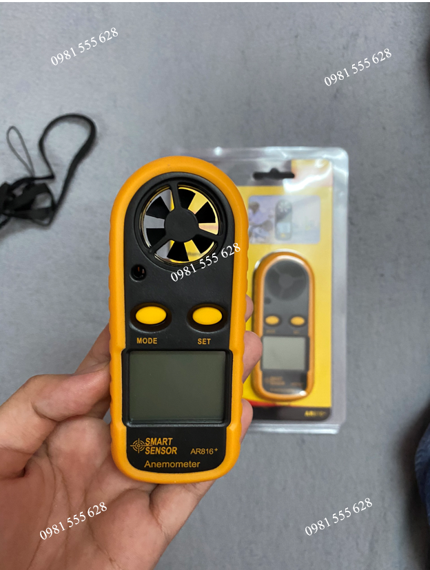 Máy đo tốc độ gió chính hãng Smart Sensor Model Ar816+