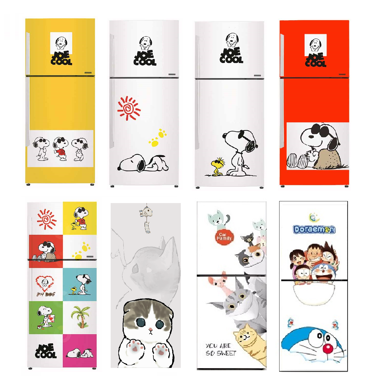 [HCM]Giấy Decal Dán Tủ Lạnh MÈO BUỒN - THUTHAODECOR