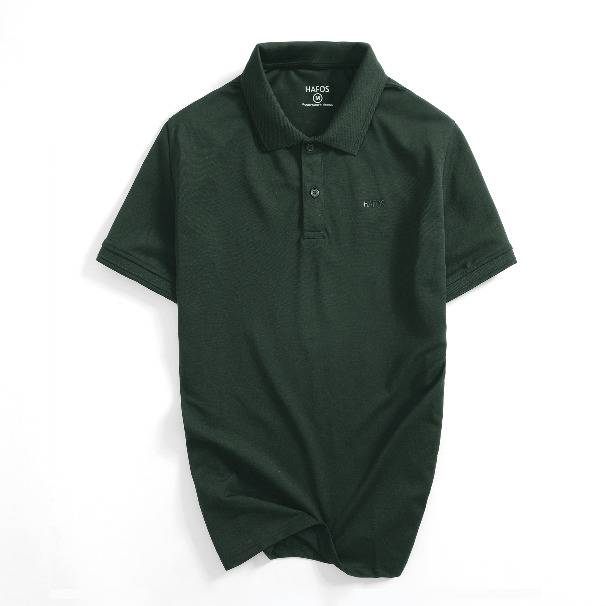 Áo Polo Nam HAFOS BASIC vải Cá sấu Cotton cao cấp chuẩn form