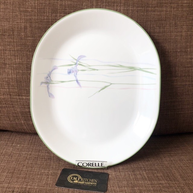 Corelle USA - Shadow Iris - 01 Dĩa Oval 32cm MS 611