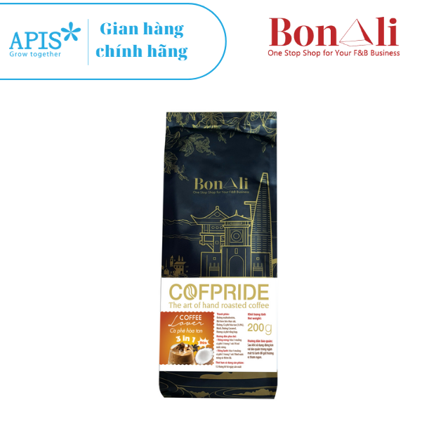 1 TÚI  200G CÀ PHÊ COFPRIDE LOVER 3 IN 1 CỐT DỪA - THƠM NGON